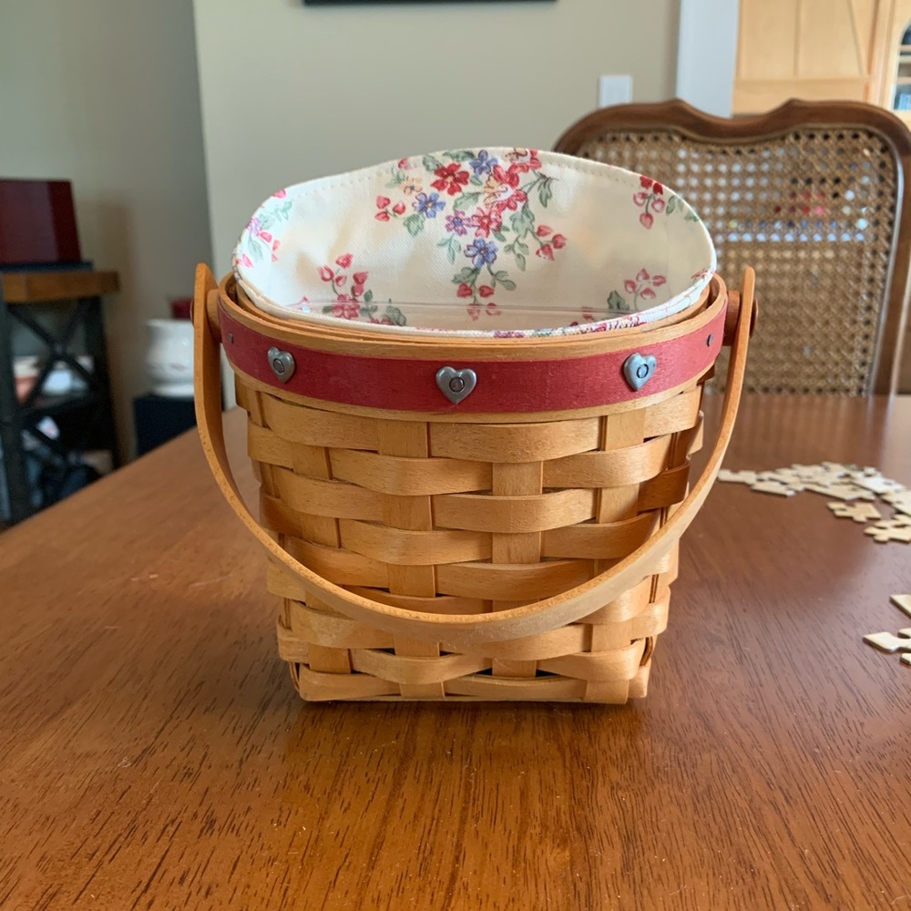 Longaberger 2001 Love Notes Basket